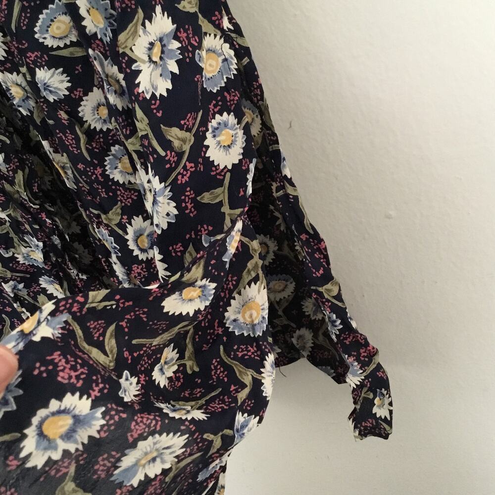 Vtg American Connection Floral Midi Skirt Deadstock Sz L - Picture 7 of 10